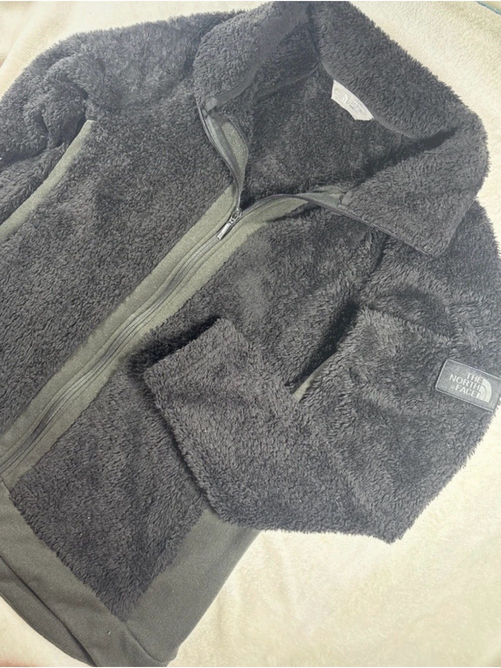 The North Face Women’s large Black Sherpa Fleece Jacket